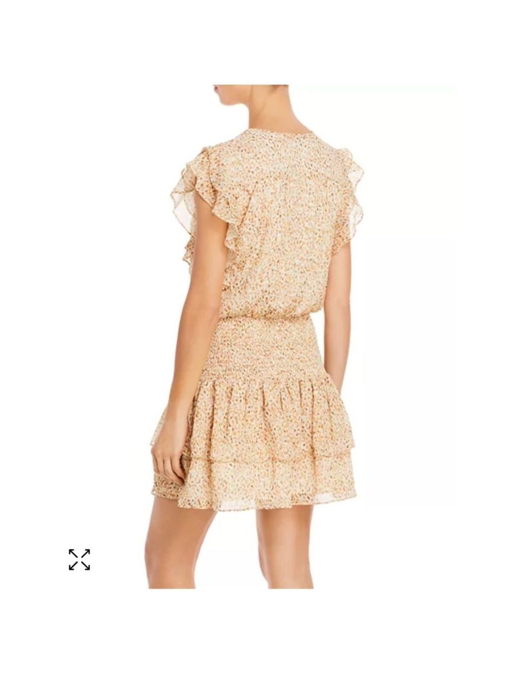 NWT Aqua Smocked Ruffle Mini Dress XS – Retail $98 - Picture 2 of 9